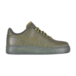 Nike: Зелёные кроссовки  Air Force 1