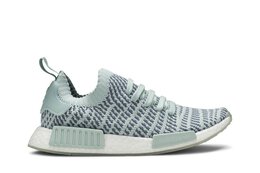 Adidas: Зелёные кроссовки  NMD_R1 STLT