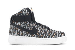 Nike: Чёрные кроссовки  Air Force 1 High