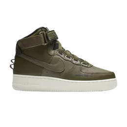 Nike: Зелёные кроссовки  Air Force 1 High