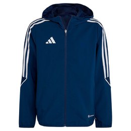 Adidas: Синяя куртка 