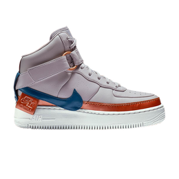 Nike: Фиолетовые кроссовки  Air Force 1