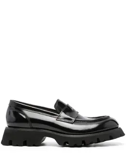 Santoni: Чёрные туфли 