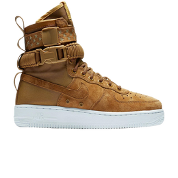 Nike: Жёлтые кроссовки  Air Force 1 High