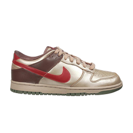 Nike: Серебристые кроссовки  Dunk Low