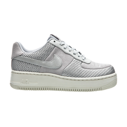 Nike: Серебристые кроссовки  Air Force 1