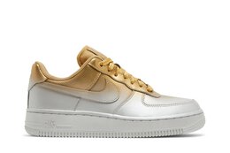 Nike: Серебристые кроссовки  Air Force 1 Low