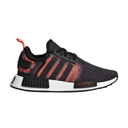 Adidas: Чёрные кроссовки  NMD_R1 J