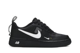 Nike: Чёрные кроссовки  Air Force 1