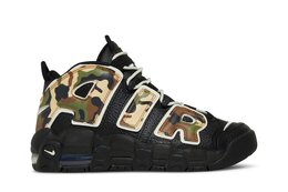 Nike: Чёрные кроссовки  Air More Uptempo