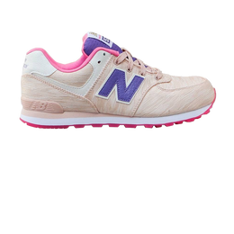 New Balance: Розовые кроссовки  574