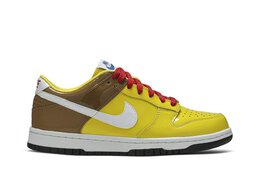 Nike: Жёлтые кроссовки  Dunk Low