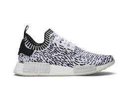 Adidas: Белые кроссовки  NMD_R1 Primeknit