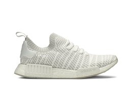 Adidas: Белые кроссовки  NMD_R1 STLT