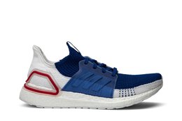 Adidas: Белые кроссовки  UltraBoost 19