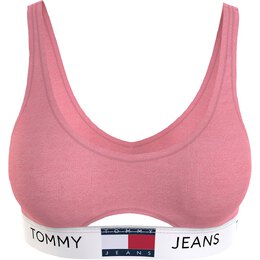 Tommy Jeans: Розовый бюстгальтер 