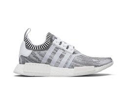 Adidas: Белые кроссовки  NMD_R1 Primeknit