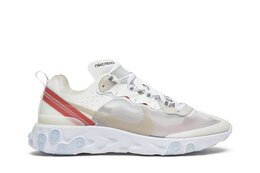 Nike: Светлые кроссовки  React Element 87