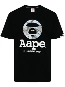 AAPE BY *A BATHING APE®: Хлопковая футболка 