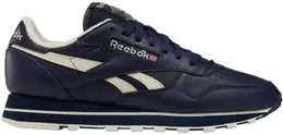 Reebok: Синие кроссовки Classic Leather