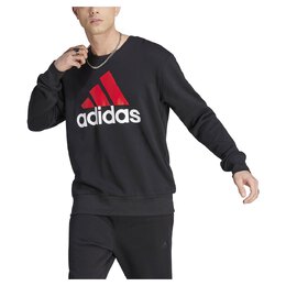 Adidas: Чёрная толстовка  Essentials