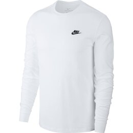 Nike: Белая футболка  Sportswear Club