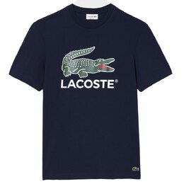 Lacoste: Синяя футболка 