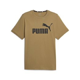 PUMA: Коричневая футболка  Ess