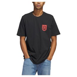 Adidas: Чёрная футболка 