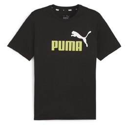 PUMA: Чёрная футболка  Ess