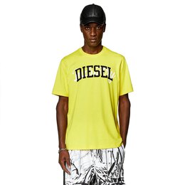 Diesel: Жёлтая футболка 