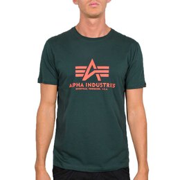 Alpha Industries: Зелёная футболка 