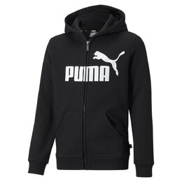 PUMA: Чёрная толстовка  Ess