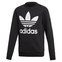 Adidas Originals: Чёрная толстовка  Originals Trefoil