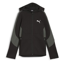 PUMA: Чёрная толстовка  Evostripe