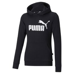 PUMA: Чёрная толстовка  Ess