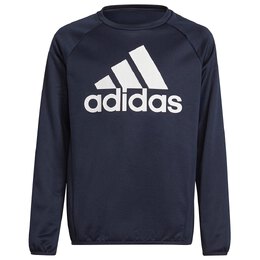 Adidas: Синяя толстовка 