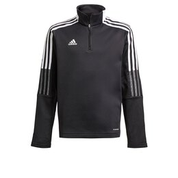 Adidas: Чёрная толстовка  Tiro