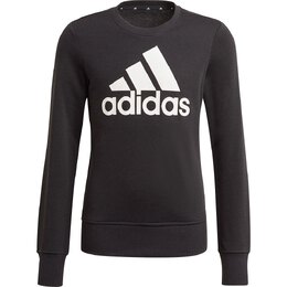 Adidas: Чёрная толстовка  Essentials