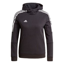 Adidas: Чёрная толстовка  Tiro