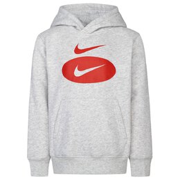 Nike: Серая толстовка  Swoosh