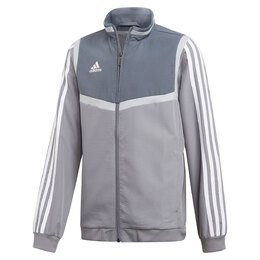 Adidas: Белая толстовка  Tiro