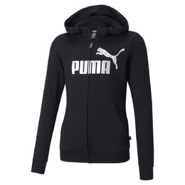 PUMA: Чёрная толстовка  Essentials