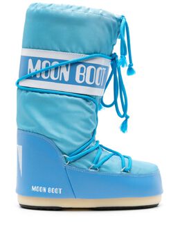 Moon Boot: Голубые ботинки 