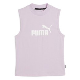 PUMA: Фиолетовая футболка  Ess