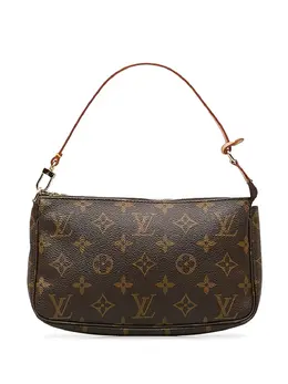 Louis Vuitton Pre-Owned: Коричневый клатч