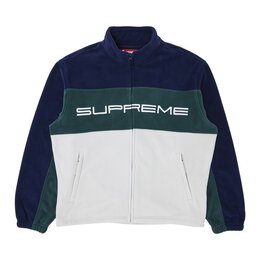 Supreme: Синяя куртка  Polartec