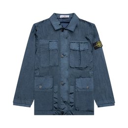 Stone Island: Голубая куртка 