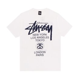 Stussy: Белая футболка 