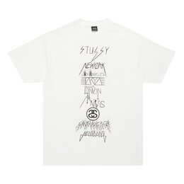 Stussy: Белая футболка